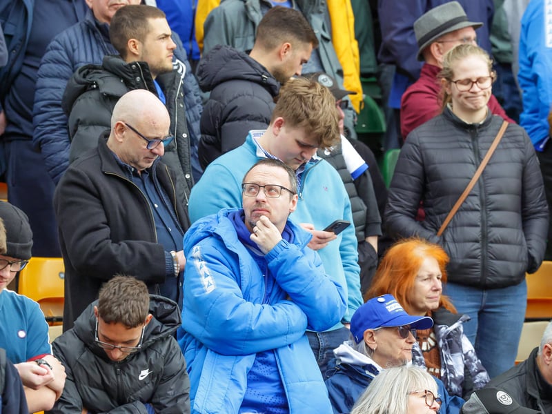Brilliant photos of 1,806 travelling Pompey faithful celebrating Norwich City draw.