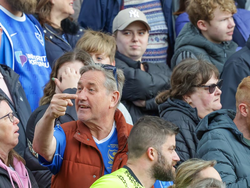 Brilliant photos of 1,806 travelling Pompey faithful celebrating Norwich City draw.