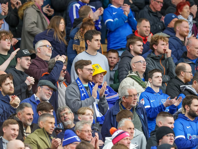 Brilliant photos of 1,806 travelling Pompey faithful celebrating Norwich City draw.