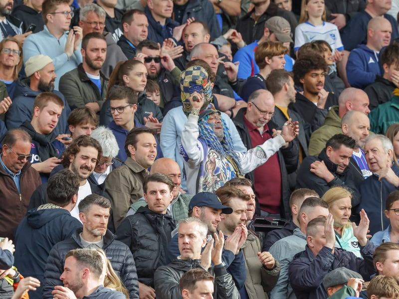 Brilliant photos of 1,806 travelling Pompey faithful celebrating Norwich City draw.