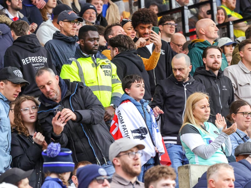 Brilliant photos of 1,806 travelling Pompey faithful celebrating Norwich City draw.