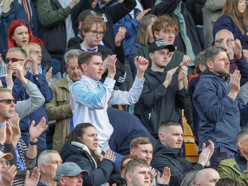 Brilliant photos of 1,806 travelling Pompey faithful celebrating Norwich City draw.