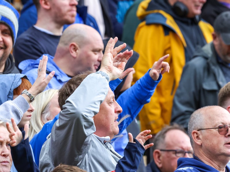 Brilliant photos of 1,806 travelling Pompey faithful celebrating Norwich City draw.