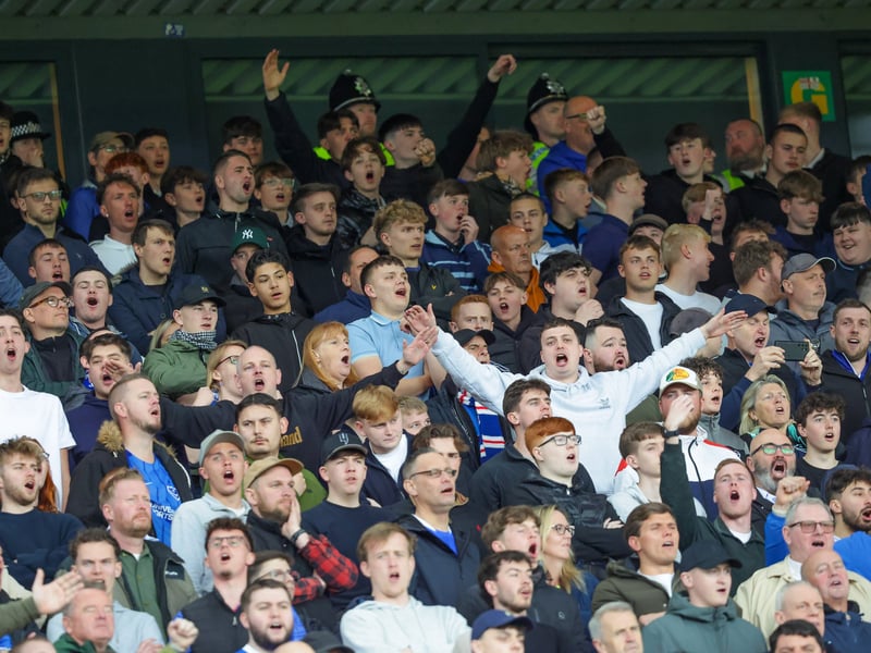 Brilliant photos of 1,806 travelling Pompey faithful celebrating Norwich City draw.