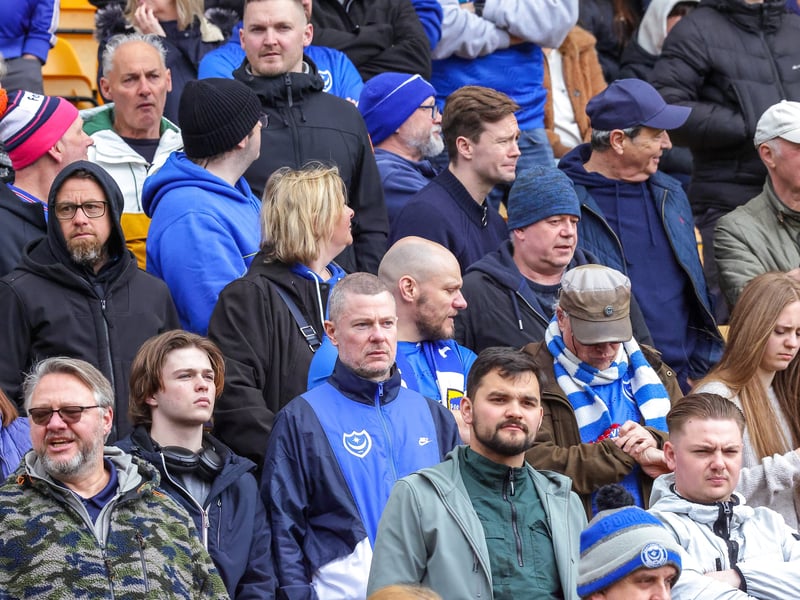 Brilliant photos of 1,806 travelling Pompey faithful celebrating Norwich City draw.