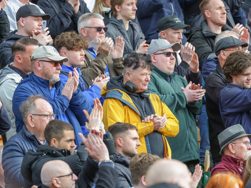 Brilliant photos of 1,806 travelling Pompey faithful celebrating Norwich City draw.