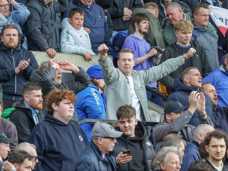 Brilliant photos of 1,806 travelling Pompey faithful celebrating Norwich City draw.