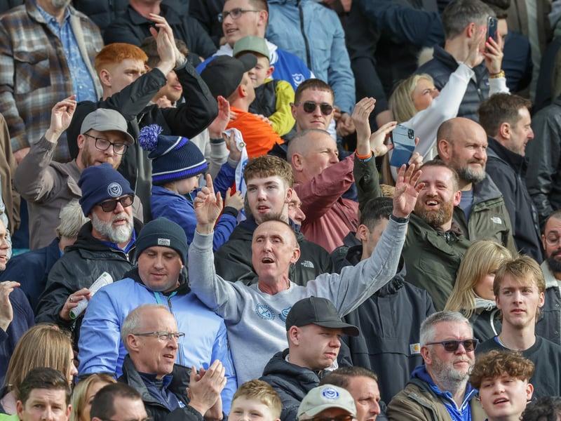 Brilliant photos of 1,806 travelling Pompey faithful celebrating Norwich City draw.