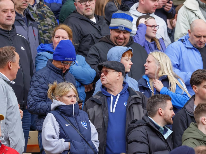 Brilliant photos of 1,806 travelling Pompey faithful celebrating Norwich City draw.