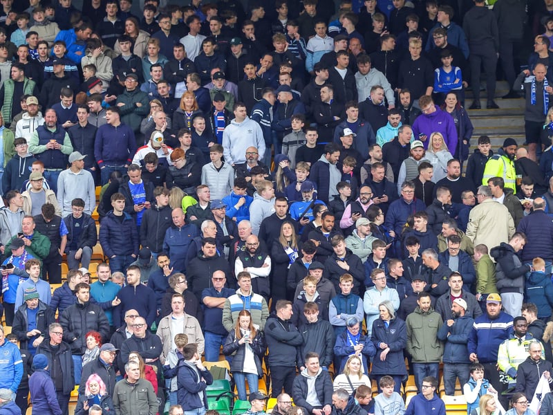 Brilliant photos of 1,806 travelling Pompey faithful celebrating Norwich City draw.