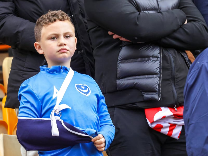 Brilliant photos of 1,806 travelling Pompey faithful celebrating Norwich City draw.