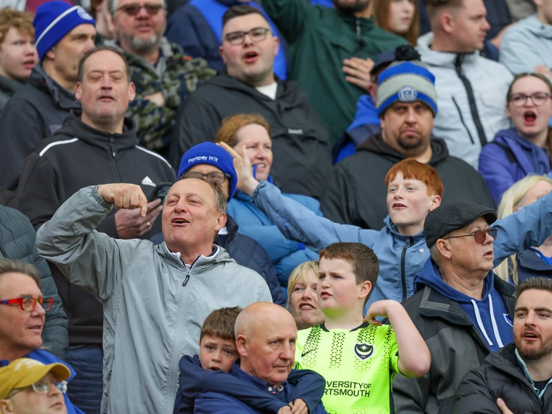Brilliant photos of 1,806 travelling Pompey faithful celebrating Norwich City draw.