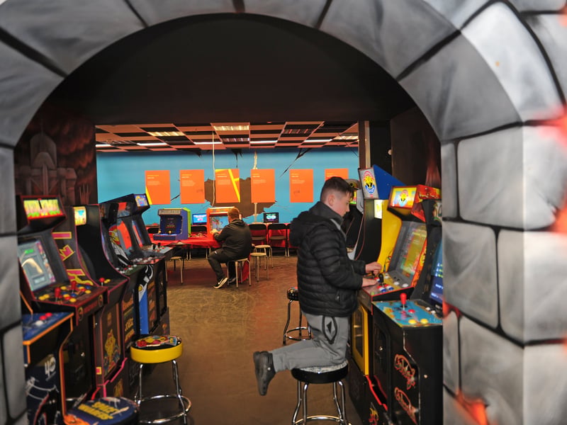 Gamesmania has over 120 games to choose from.