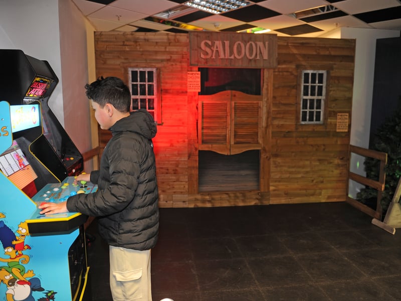 Games and displays at Gamesmania.