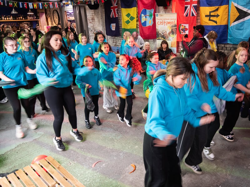 Another dance troupe keeps the party going