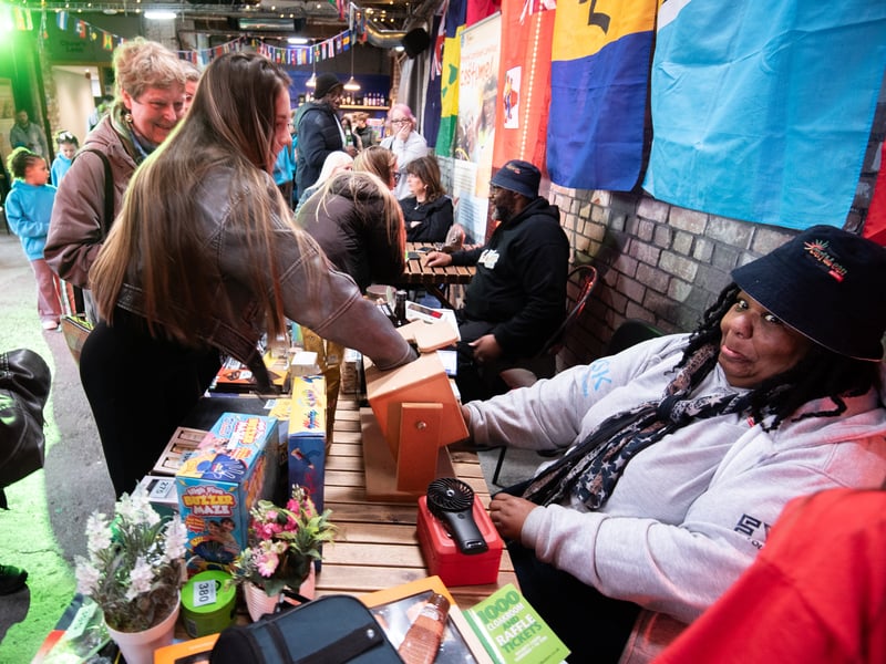 A stall holder