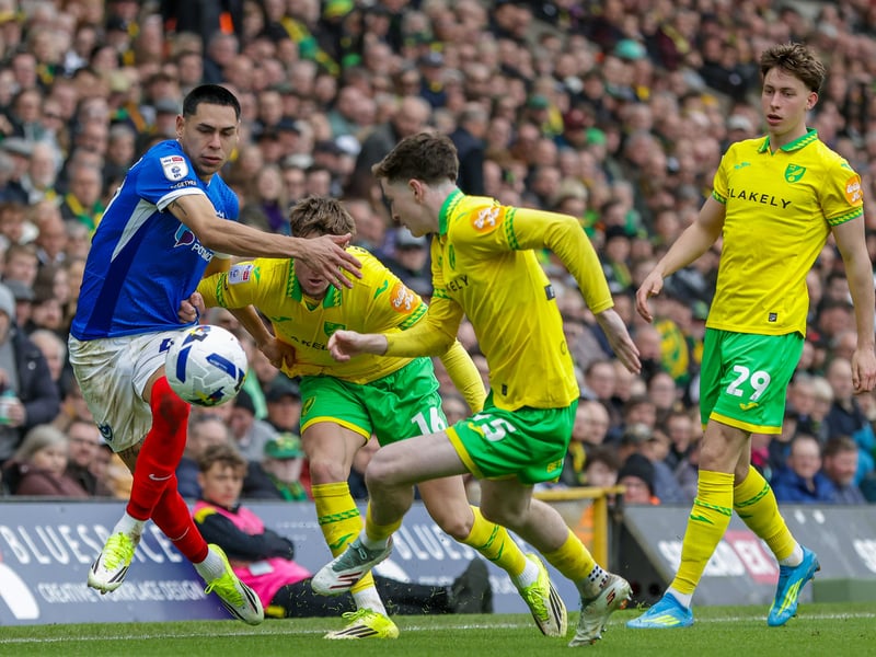 His finest performance at Fratton Park. Showed energy, pace, desire and commitment from the off. Also had a role in the opening goal, heading Ogilvie’s cross back across goal. Ran himself into the ground.