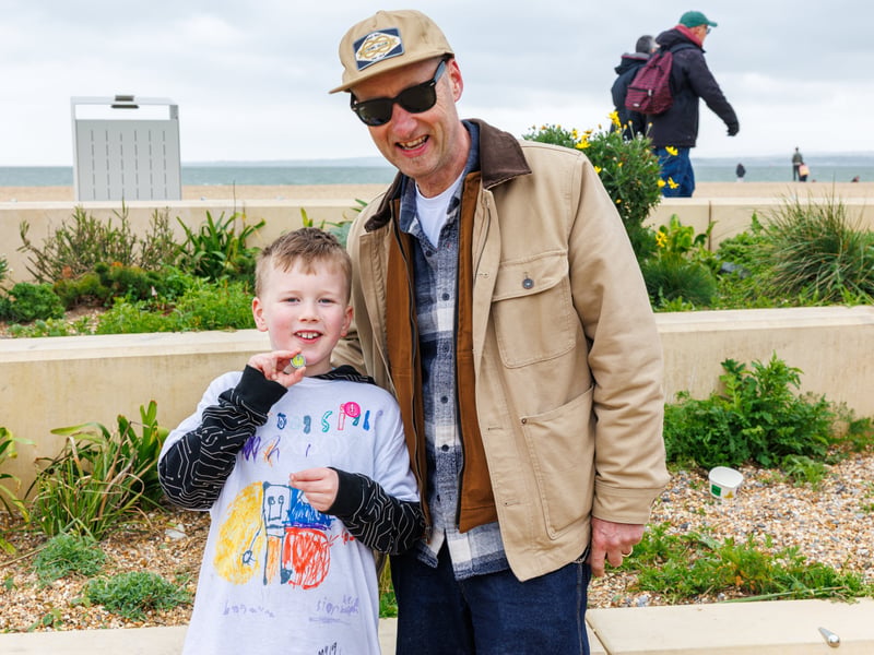 Jaxon Musson found a hidden green coin at Fort Cumberland Fort.