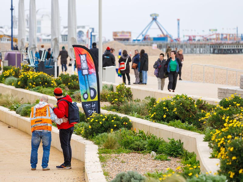 My Dog Sighs held a pop-up shop on Clarence Esplanade amid the treasure hunt.
