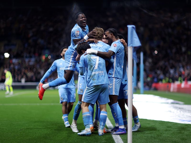 No bets available for Coventry City, Millwall, Ipswich Town, Middlesbrough, Southampton, Wrexham, Derby County, Watford, Norwich, QPR, Stoke City, Bristol City and Sheffield Wednesday (already relegated).