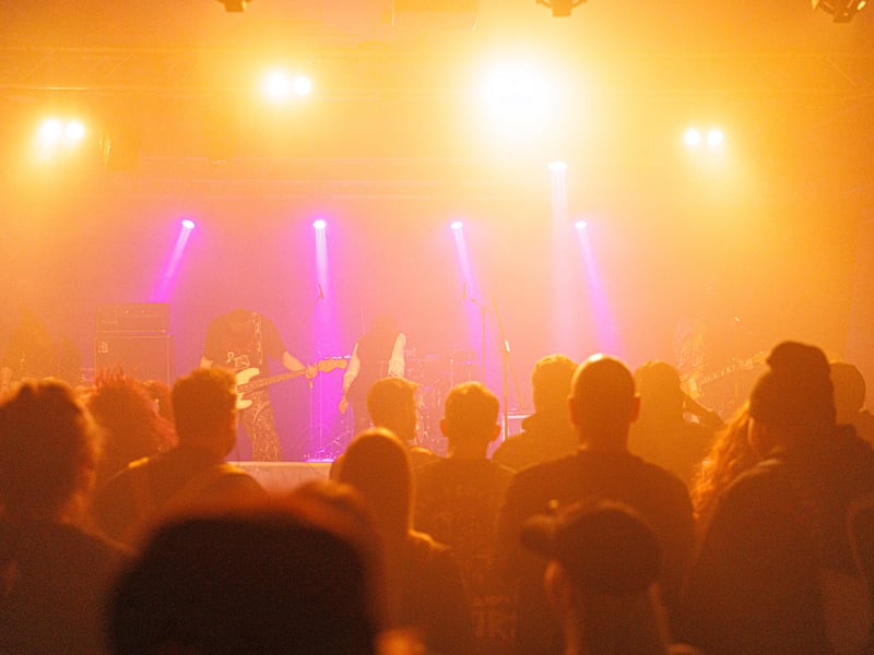 Monochrome performing at Takedown Festival 2026.