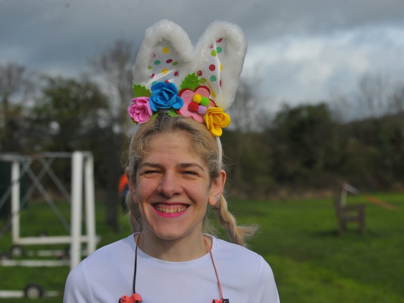 Lynsey Antrobus of Cookridge got into the Easter spirit.
