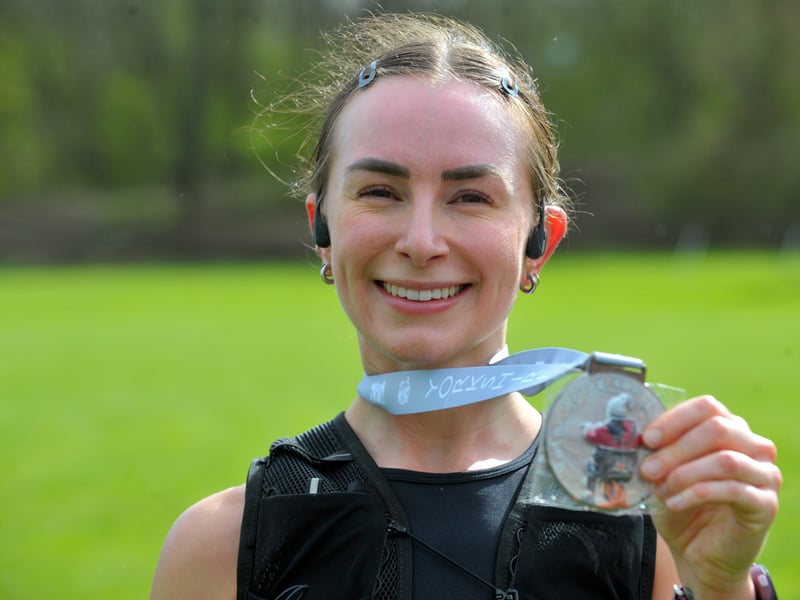 Rachel Ward of Leeds winner of the female 10K.