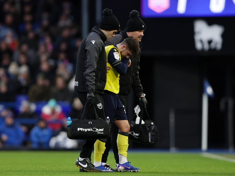 Goodrham has been sidelined since New Year's Day after suffering an ankle injury against Ipswich Town. The forward recently underwent surgery and will miss the rest of the campaign.