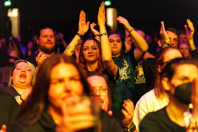 Crowds delight at Takedown Festival on Saturday, April 4.