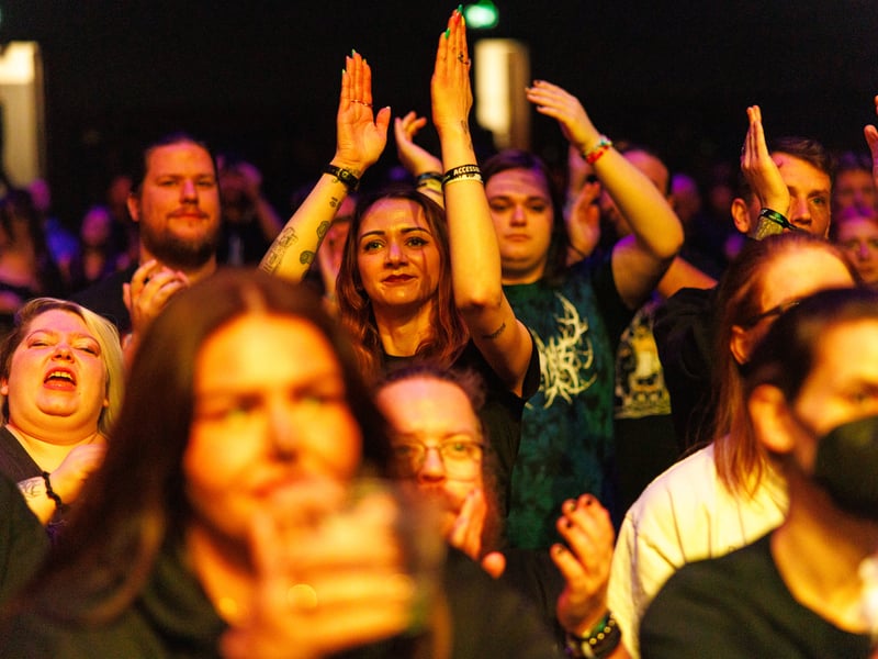 Crowds delight at Takedown Festival on Saturday, April 4.