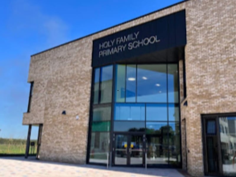 Broxburn's Holy Family Primary School scored 390 points after dropping 10 points in the reading category. It has a pupil-to-teacher ratio of 13.2.