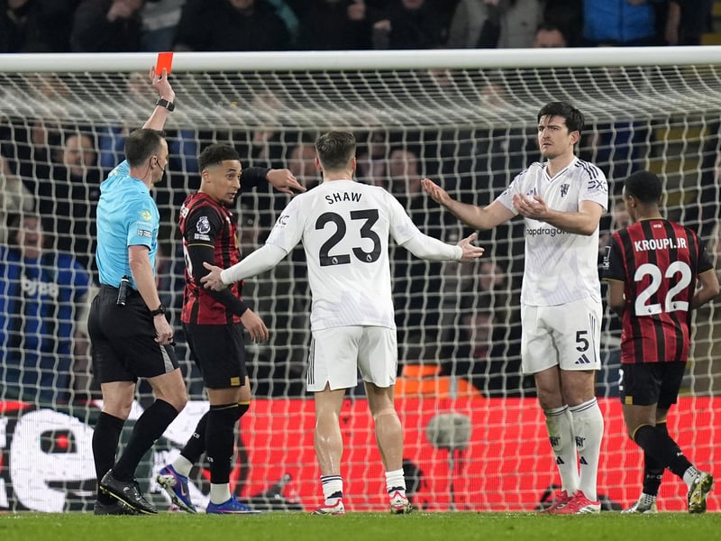 A big absentee for the Red Devils, experienced England international centre-back Maguire now suspended having been sent off in the 2-2 draw at Bournemouth before the international break.