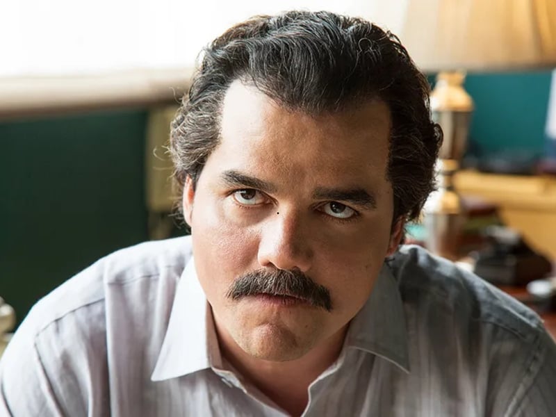 'Narcos' also scores 8.7 out of 10 across approximately 525,000 ratings. It follows the rise of drug kingpin Pablo Escobar, starring Wagner Moura, across 30 episodes between 2015 and 2017.