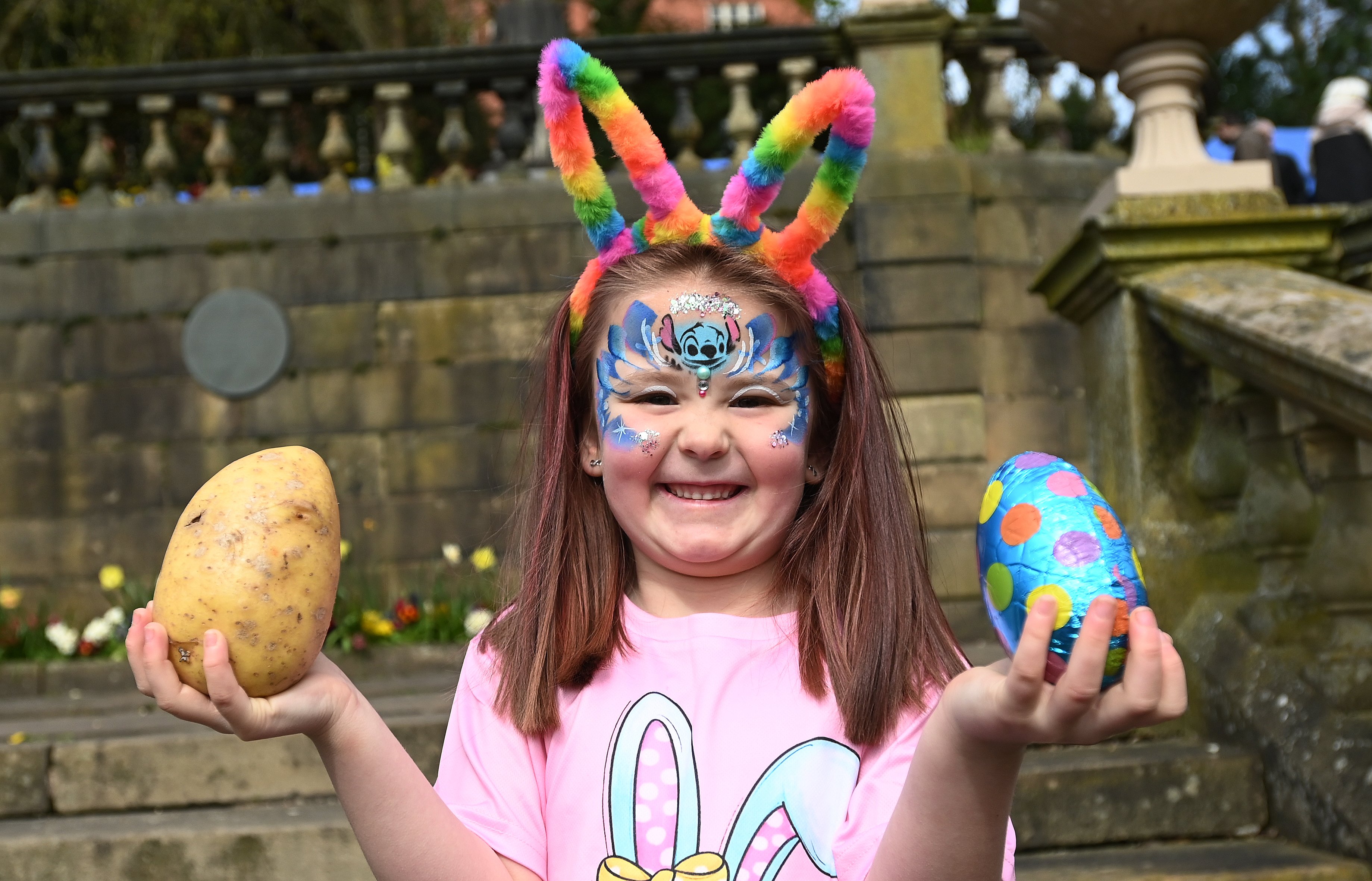 Roll an Easter egg or a potato? 