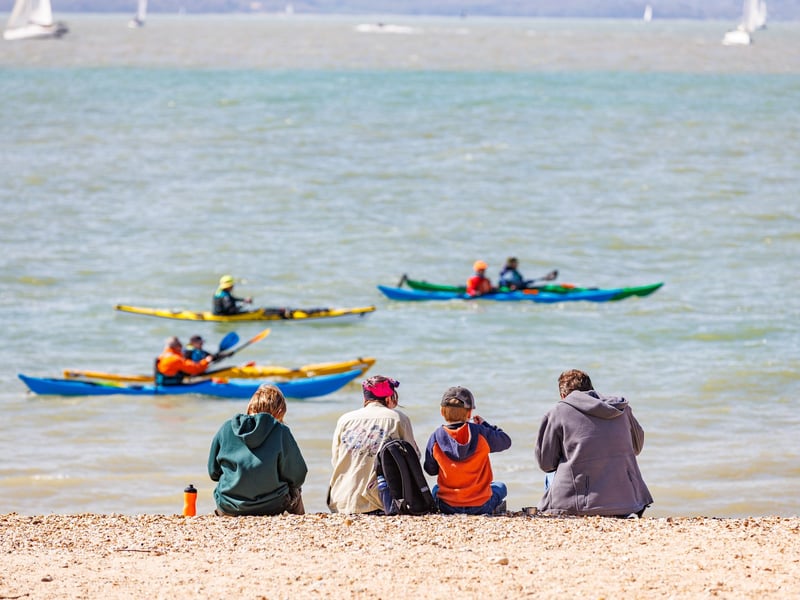 People enjoyed a day of sunshine in Southsea on Easter Monday
