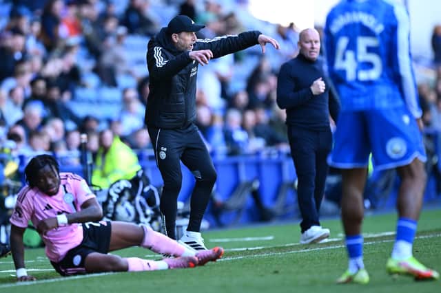 Could Leicester City be relegated to League One tonight, when did they win the Premier League? Gary Rowett, Manager of Leicester City, gestures during the Sky Bet Championship match between Sheffield Wednesday and Leicester City at Hillsborough on April 06, 2026 in Sheffield, England. (Photo by Mark Sutton/Getty Images)