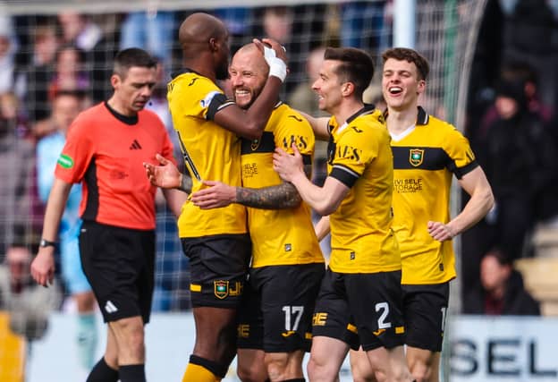 Marvin Bartley's side have shown improvement in recent weeks and have dented both Hearts and Rangers' title bids. However, they are 14 points adrift of 10th spot and almost certain to be relegated unless they conjure up a miracle in the final weeks of the campaign.