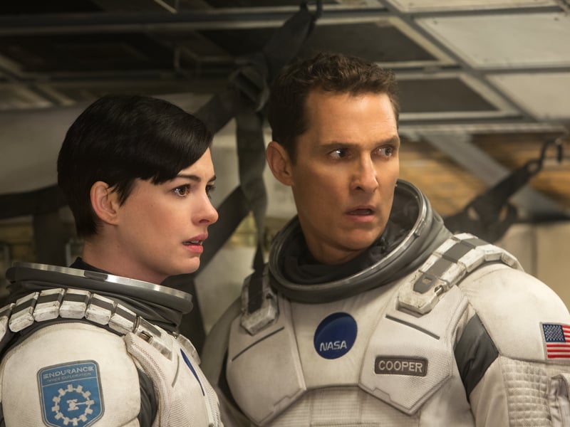 Christopher Nolan’s first film following the conclusion of The Dark Knight trilogy, Interstellar is a sci-fi epic starring Matthew McConaughey, Anne Hathaway, Jessica Chastain, Bill Irwin, Ellen Burstyn, and Michael Caine. Set in a dystopian future where Earth is suffering from blight and famine, the film follows a group of astronauts who travel through space in search of a new home for humanity.