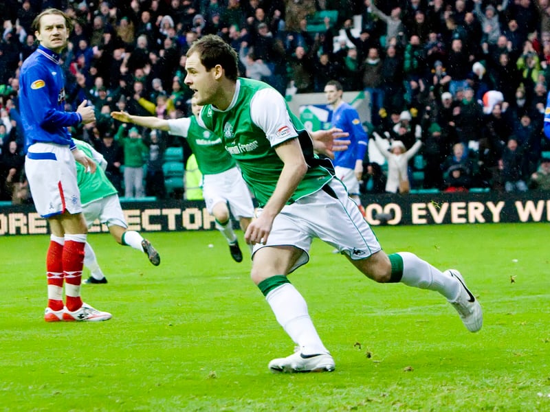 A league record at the time it was scored, Stokes fired Hibs into an early lead during a festive fixture against Rangers at Easter Road. His goal was timed at 12.4 seconds.