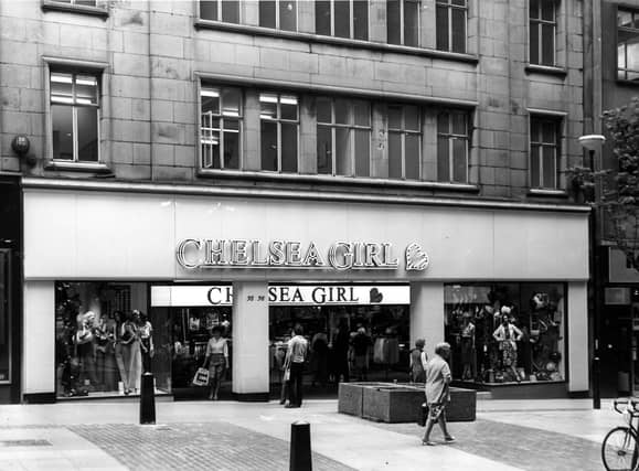 Chelsea Girl fashion shop pictured in February 1980.
