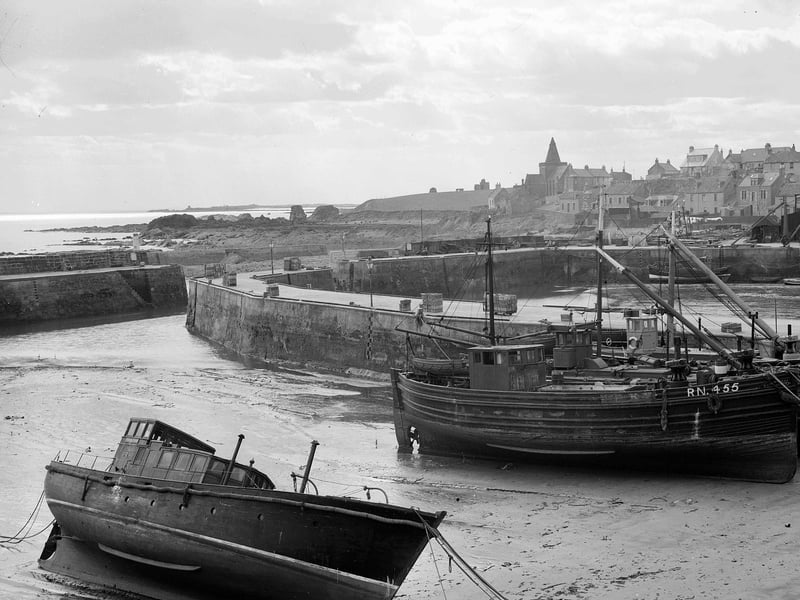 St Monans Harbour in October 1956.