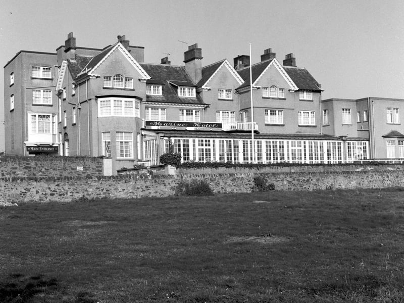 The Marine Hotel in Elie pictured in October 1965. The hotel was later destroyed by fire.