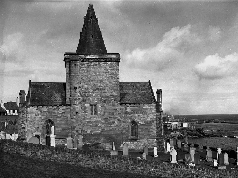 St Monans Old Kirk pictured in April 1960.