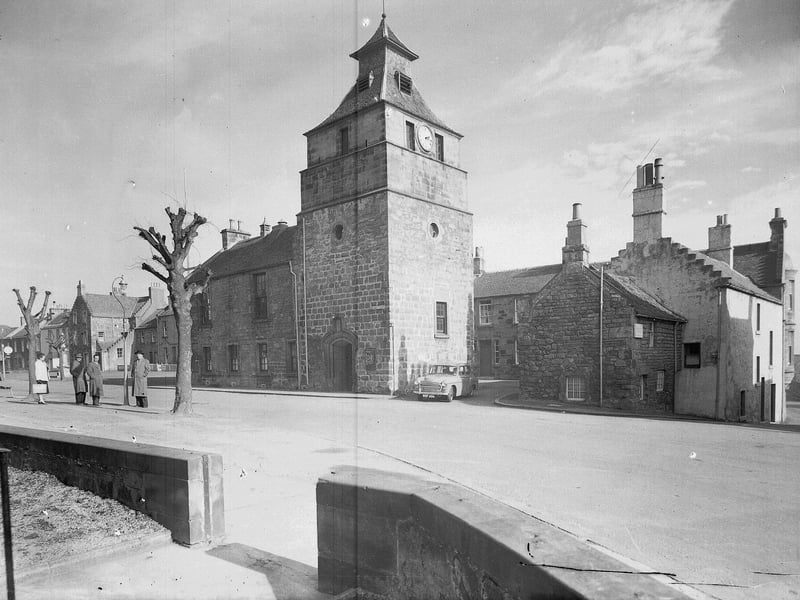 Crail Town Hall pictured in April 1957.