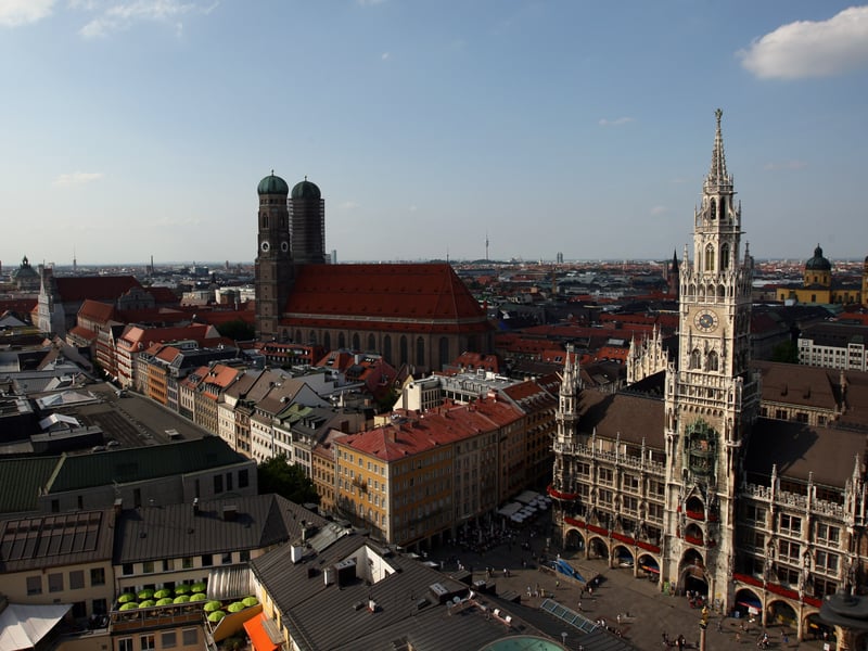It is going to be significantly cooler in the popular German tourist destination Munich. For those in the city on Wednesday, highs of 14C are predicted, meanwhile it will be 22C in Leeds.