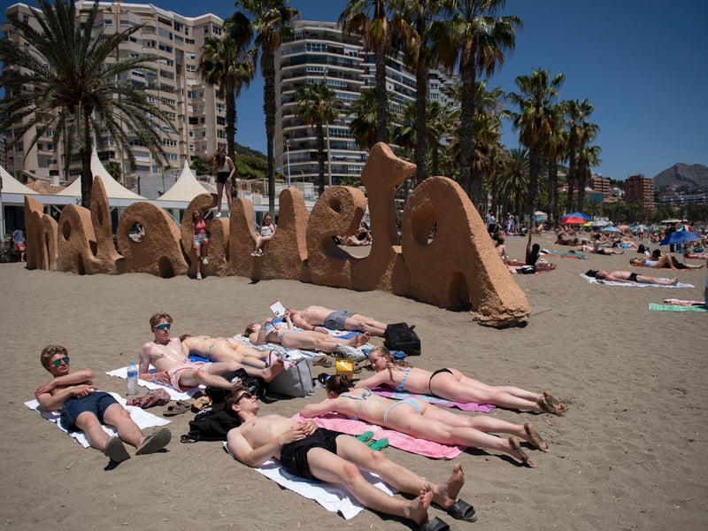 It is set to be a rainy day in the popular Spanish destination of Malaga. There will be highs of 19C, which is lower than the 22C expected in Leeds.