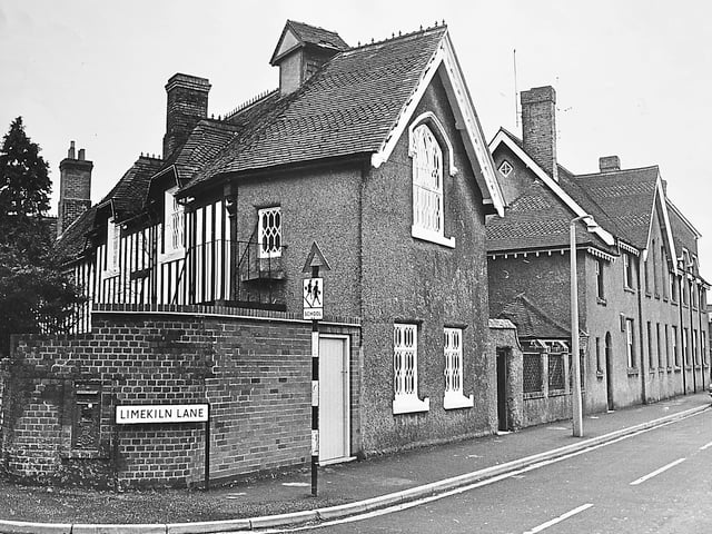 Old Hall School, Wellington, pictured on January 22, 1969, on the corner of Limekiln Lane, Wellington.