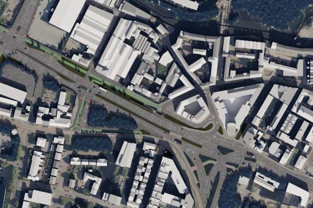 How Shalesmoor Gateway and Penistone Road are set to look.