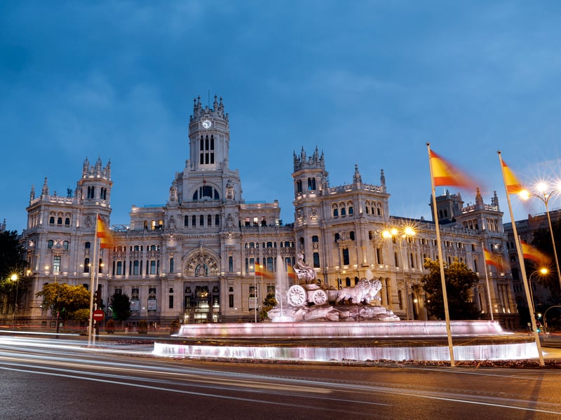 The Spanish capital is another place that will be cooler than Leeds on Wednesday. Highs of 18C are predicted in Madrid, compared to 22C in our city.