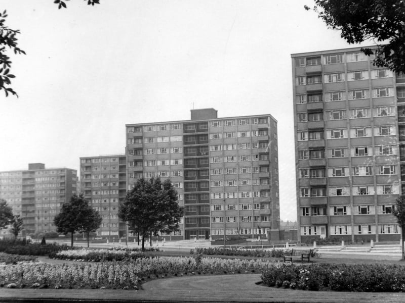 Flats on Holbeck Moor pictured in 1965.